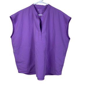 Figs Women’s Rafaela Oversized Scrub Top in Lilac Dawn - Size 2XL